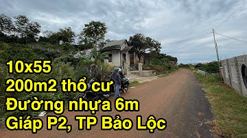 Nền biệt thự sẵn 200m2 thổ cư, hẻm 50 Trần Quý Cáp, Đambri, TP Bảo Lộc, Lâm Đồng #kimnhadat