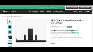 New Soundbar's launching by Zebronics in 2023, dolby atmos soundbar 5.1, New budget Soundbar in 2023