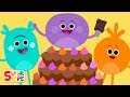 Pink purple orange brown  kids colors song  featuring the bumble nums  super simple songs
