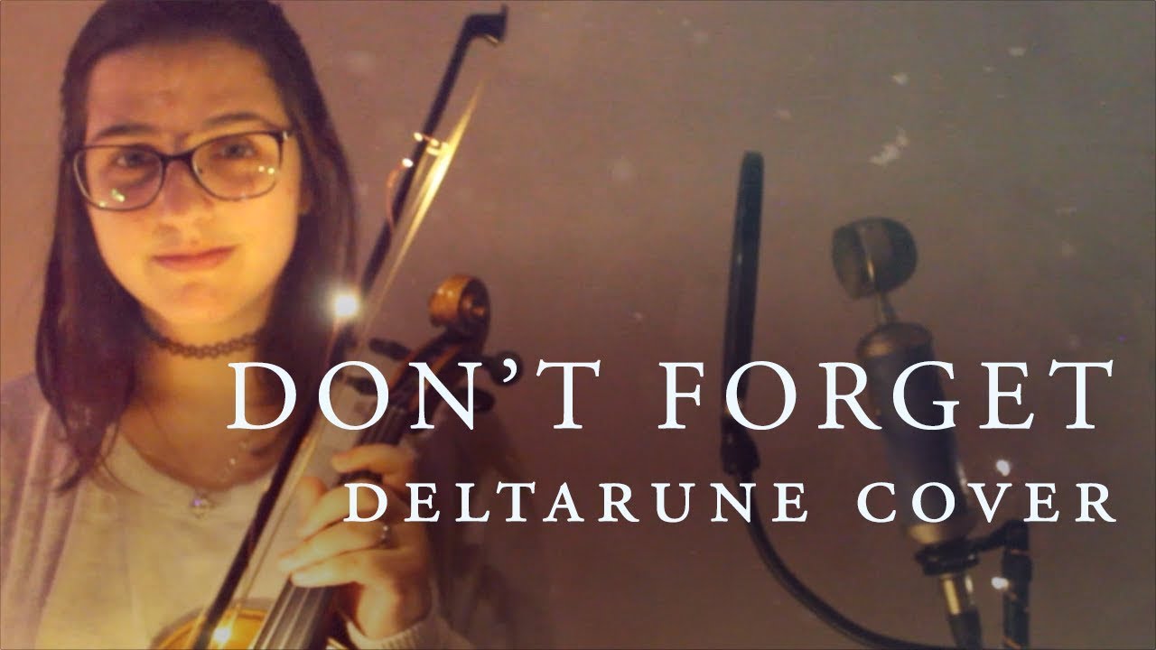 Don't (DELTARUNE Vocals+Violin Cover) QORA YouTube