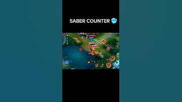 SABER COUNTER  🥶 #argus #mlbb #shorts #shortsfeed #counter