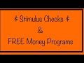Stimulus Check & FREE Money / Cash Assistance for SSI, SSDI, Social Security, Low Income Update