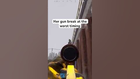 Rust #vaybae : gun breaks during 1v2 #rust #facepunch