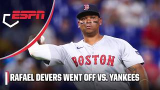 RAFFY WENT OFF 😤 Rafael Devers showed out in win over Yankees 🔥 | ESPN MLB