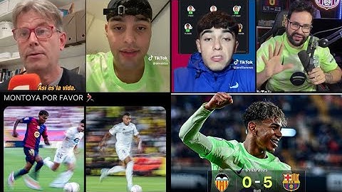REACCIONES A VALENCIA 0-5 FC BARCELONA | EL BARÇA GOLEA AL VALENCIA EN MESTALLA PARA PASAR A SEMIS