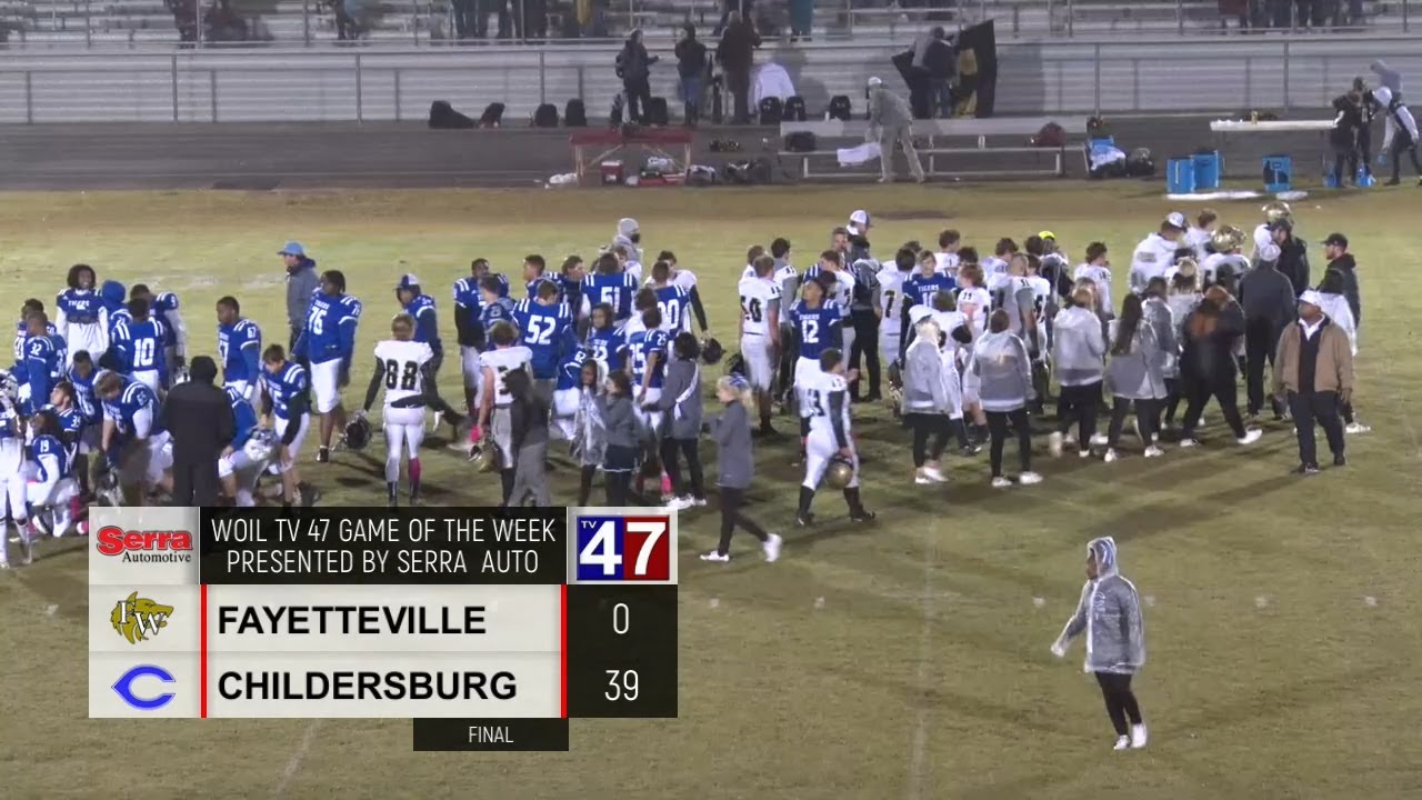 Fayetteville vs. Childersburg Football 10/29/2021 YouTube
