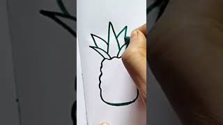 #pineapple#drawing#shorts#shortsvideo#viralshorts Pineapple Drawing Shorts Viral Shortsvideo Drawing