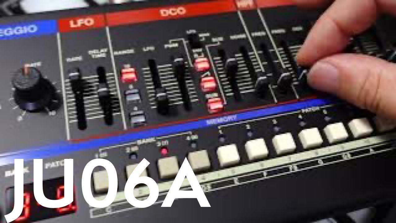 初触り動画 Roland JU-06A,TR8s,DJM-V10 - YouTube