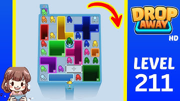 Drop Away Level 211 Solution Walkthrough