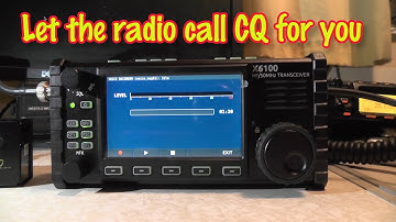 X6100 Voice message setup