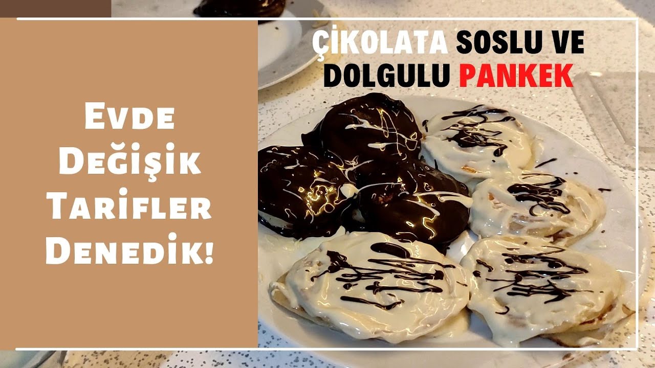 Çikolata Soslu ve Dolgulu Pankek Tatlısı Yaptık – Evde Değişik Yemek Tarifleri Çikolata Soslu ve Dolgulu Pankek Tatlısı Yaptık – Evde Değişik Yemek Tarifleri