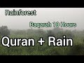 Surah Baqarah with Rain Sounds | Raad Al Kurdi | 10 Hours  رعد محمد الكردي /سورة البقرة