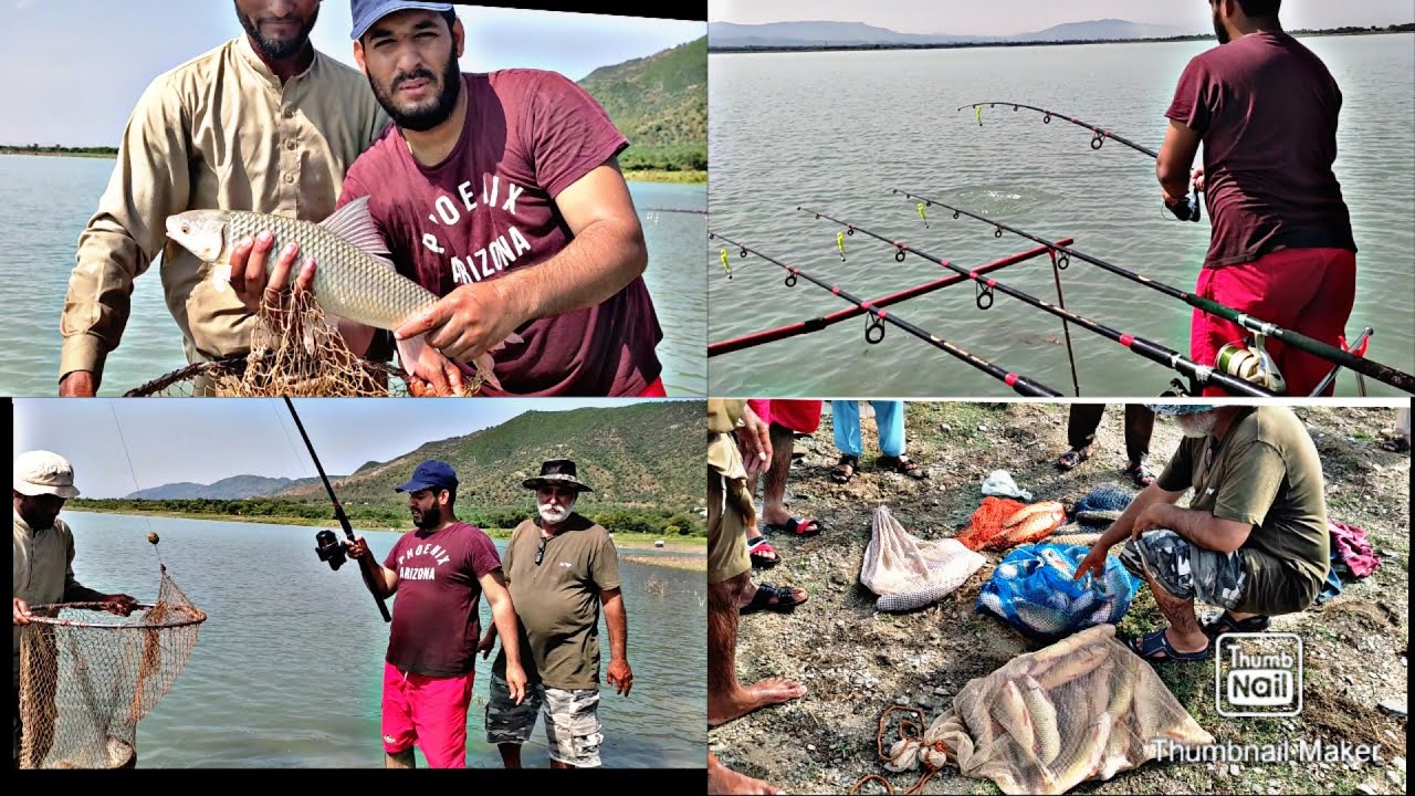 Tarbela Dam Fishing Tour|| Best Rohu Narine Game|| Great Tour Team of ...