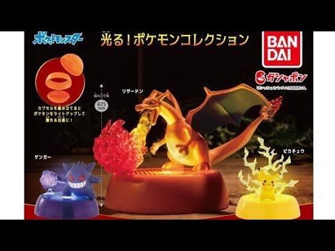 ポケットモンスター 光る ポケモンコレクション のコンプリート開封動画 Youtube