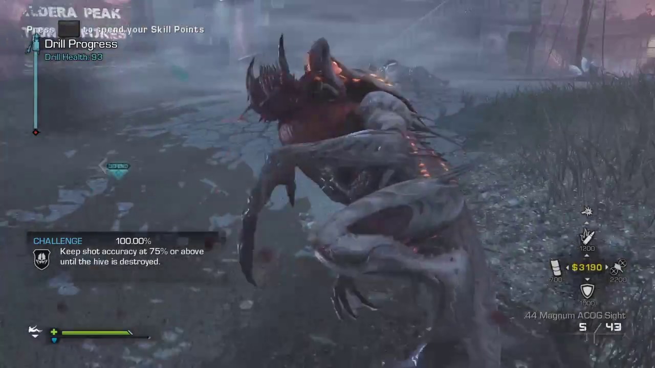 Extinction Point Of Contact Solo, All Challenges, 1 Relic and No Downs [No Commentary]