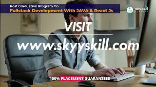 Full Stack Web Development with JAVA and React JS