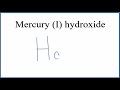 Mercury and Hydroxide Compounds