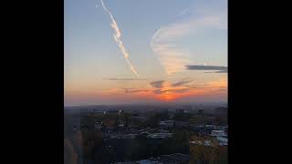 Sunset with Meteors?