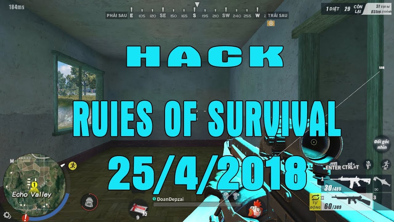 rovpc  New  HACK RUlES OF SURVIVAL PC 25/4/2018 [ROS PC] 6.0