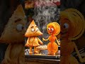 Mini Samosa &amp; Jalebi Love Story 😍 Crispy Street Food Animation | Cute Food Characters