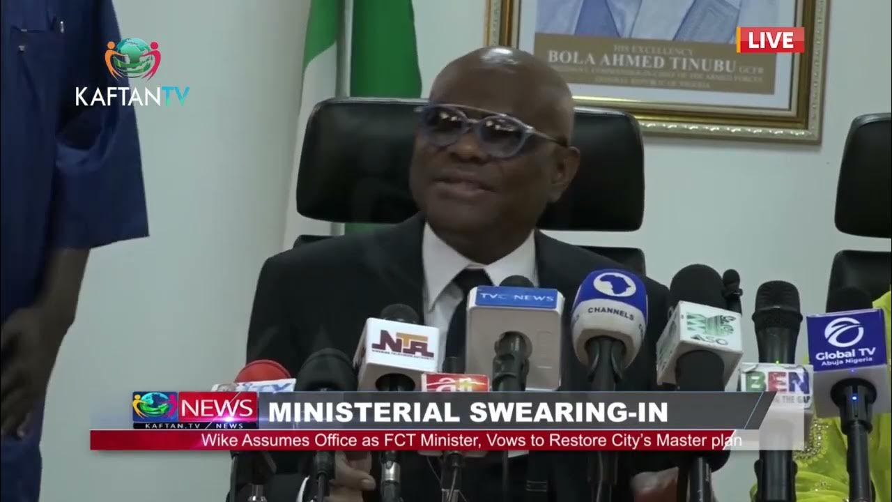 MINISTERIAL SWEARING-IN: Wike Assumes Office As Minister, Vows To Restore City’s Master Plan