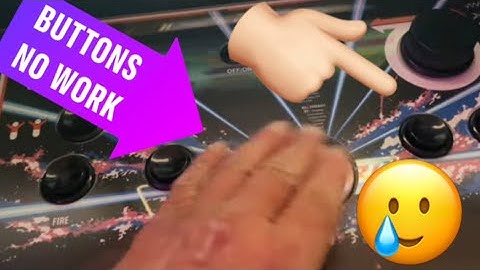 ARCADE1UP TEMPEST CABINET BUTTONS DONT WORK AT ALL FOR NO REASON