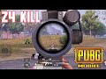 Epic PUBG Mobile Best Dominating with 24 Kills in a Single Match!