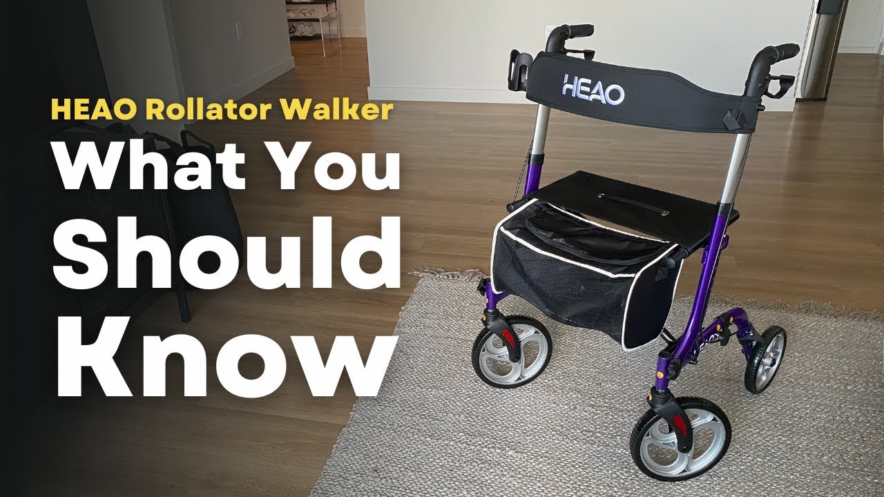 HEAO Rollator Walker Review Amazon Rollator YouTube
