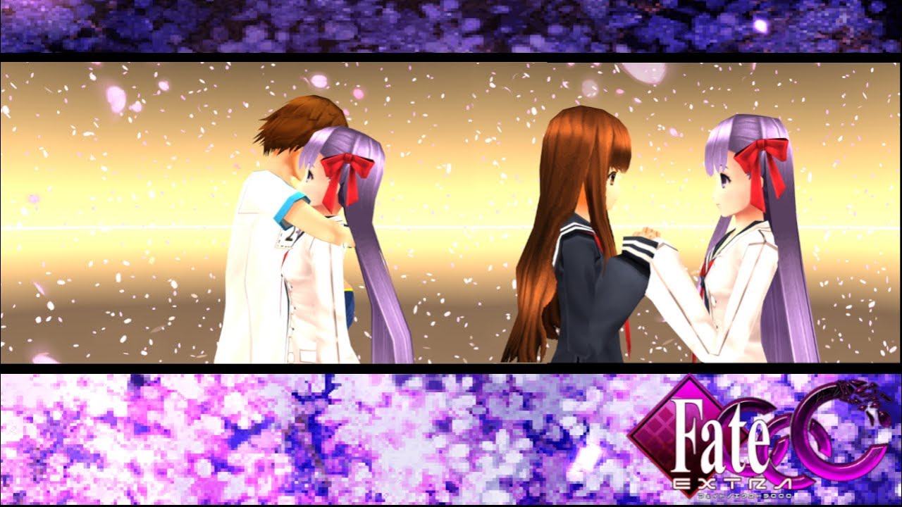 Fate/Extra CCC (English Patch) Hug & Handholding Sakura - YouTube