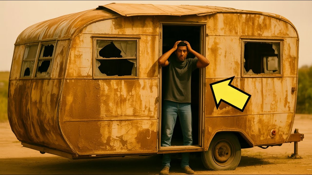 DZIADEK ZOSTAWIŁ MI W SPADKU STARY ROZPADAJĄCY SIĘ PRZYCZEPĘ… ALE TO, CO TAM ZNALAZŁAM