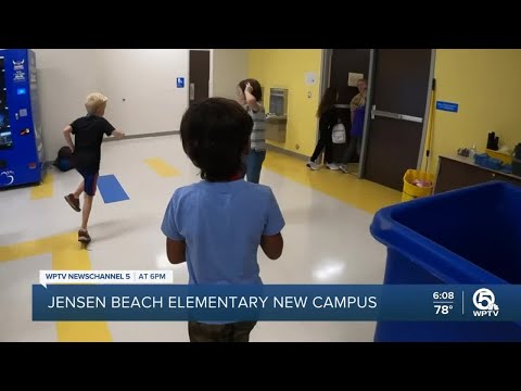 Martin County students start classes at brand new Jensen Beach Elementary School
