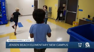 Martin County students start classes at brand new Jensen Beach Elementary School