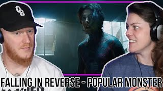 COUPLE React to Falling In Reverse - Popular Monster | OFFICE BLOKE DAVE