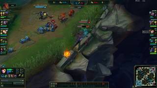 Blitzcrank grabs Zed