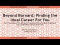 Reunion reimagined 2021 beyond barnard  finding the ideal career for you