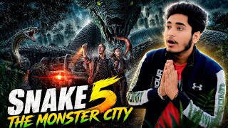 Snake 5 Moster City Movie Review In Hindi || Snake 5 Moster City Trailer || Adventure movie review 