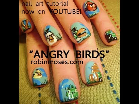 Angry Birds Nails Art Design 💅#newnails2023 #naildesign2023 #nailart ... |  TikTok