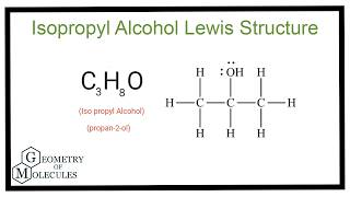 How To Draw Isopropyl Alcohol Lewis Structure