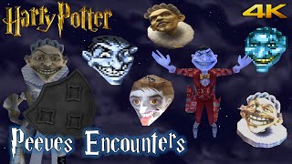 Harry Potter Video Games - All Peeves Moments from HP1 - HP3 on PC, GBA, PS1 and PS2 (4K)