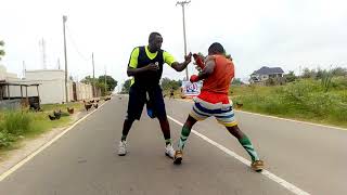 Said Mkola Side boxer soft sparing screenshot 5