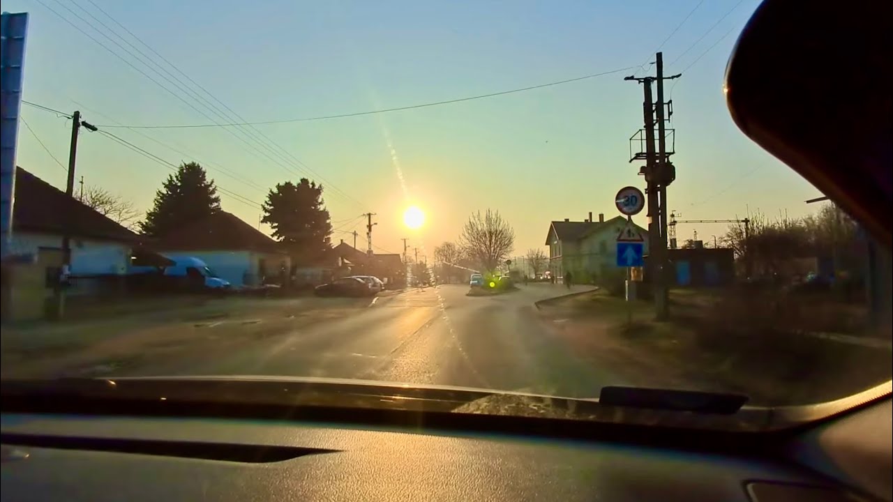 Hajnali edzés-Szecső City_balra kanyarodva_Èvi alapozik#vezetnitanulunk #tanulóvezetőknek 