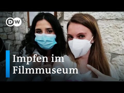 Corona in Italien: Impfen im Filmmuseum von 