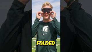 World Record Blindfolded Field Goal!