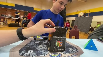 1.55 (former) Pyraminx WORLD RECORD AVERAGE