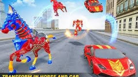 Horse Robot Car Game – Space Robot Transform Wars