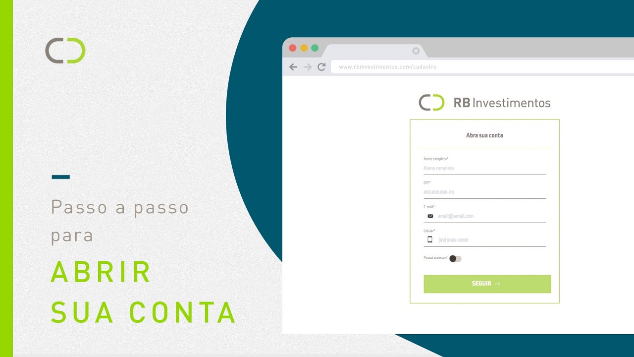 Como abrir uma conta na RB Investimentos?