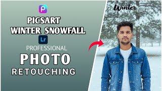 PicsArt Winter Snowfall Photo Editing | Viral Cold Aesthetic Photo Edit Tutorial | screenshot 3