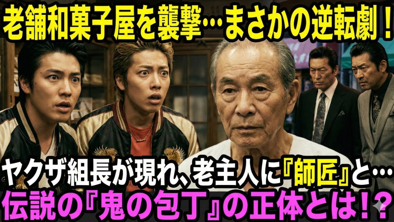 ヤクザの嘘を和菓子の師匠が暴く「虎の刺繍の男」が最も恐れた男【朗読】 - YouTube