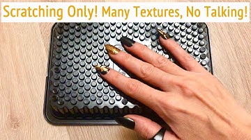 ASMR * Scratching Only! * Fast Scratching * Many Textured Items * No Talking * ASMRVilla