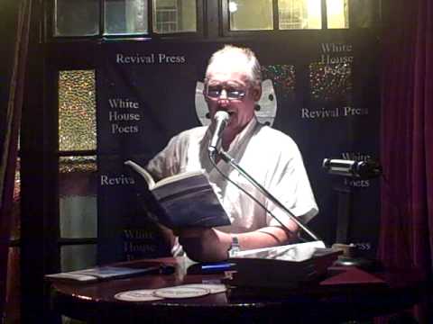 Gerry Hanberry reading at the White House, Limerick, ireland